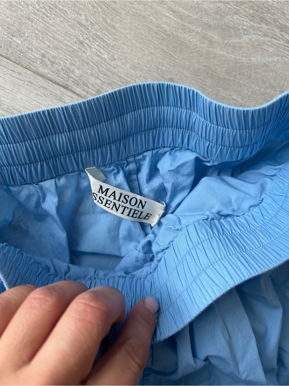 Maison Essentiel blue cotton pyjama bottoms size XS - Picture 7 of 12